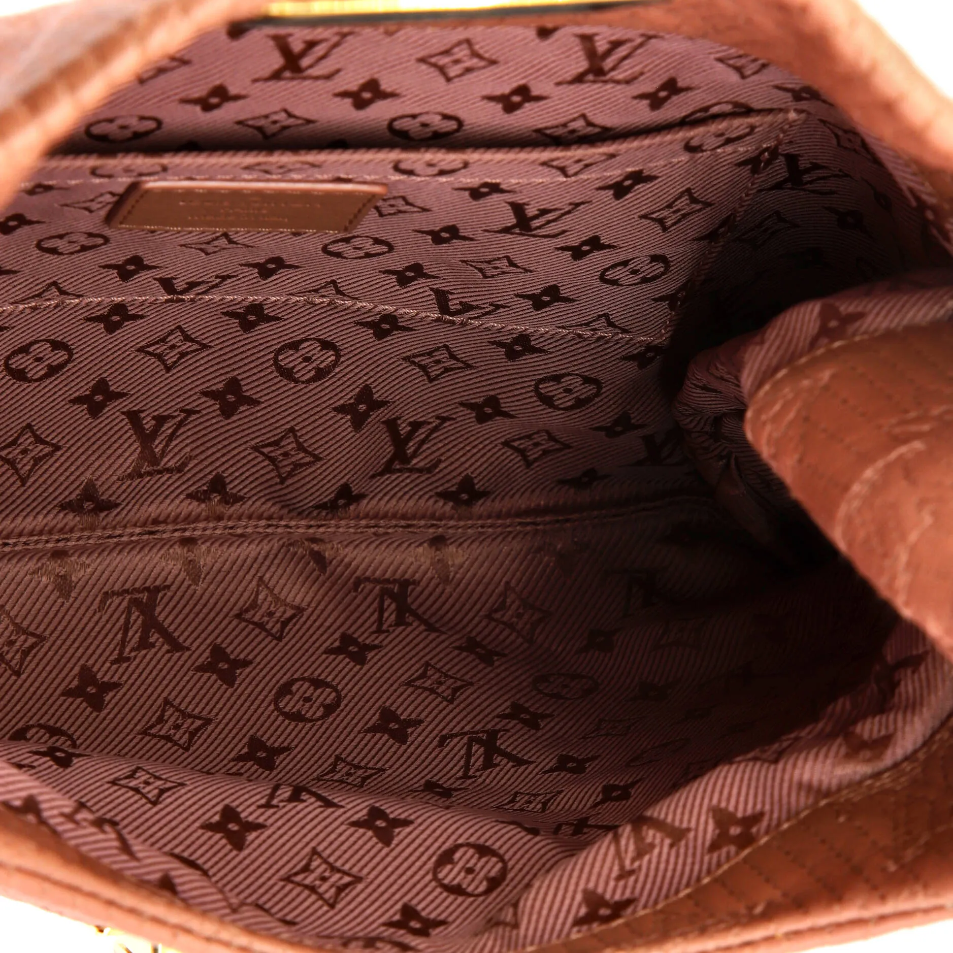 Altair Clutch Quilted Monogram Leather