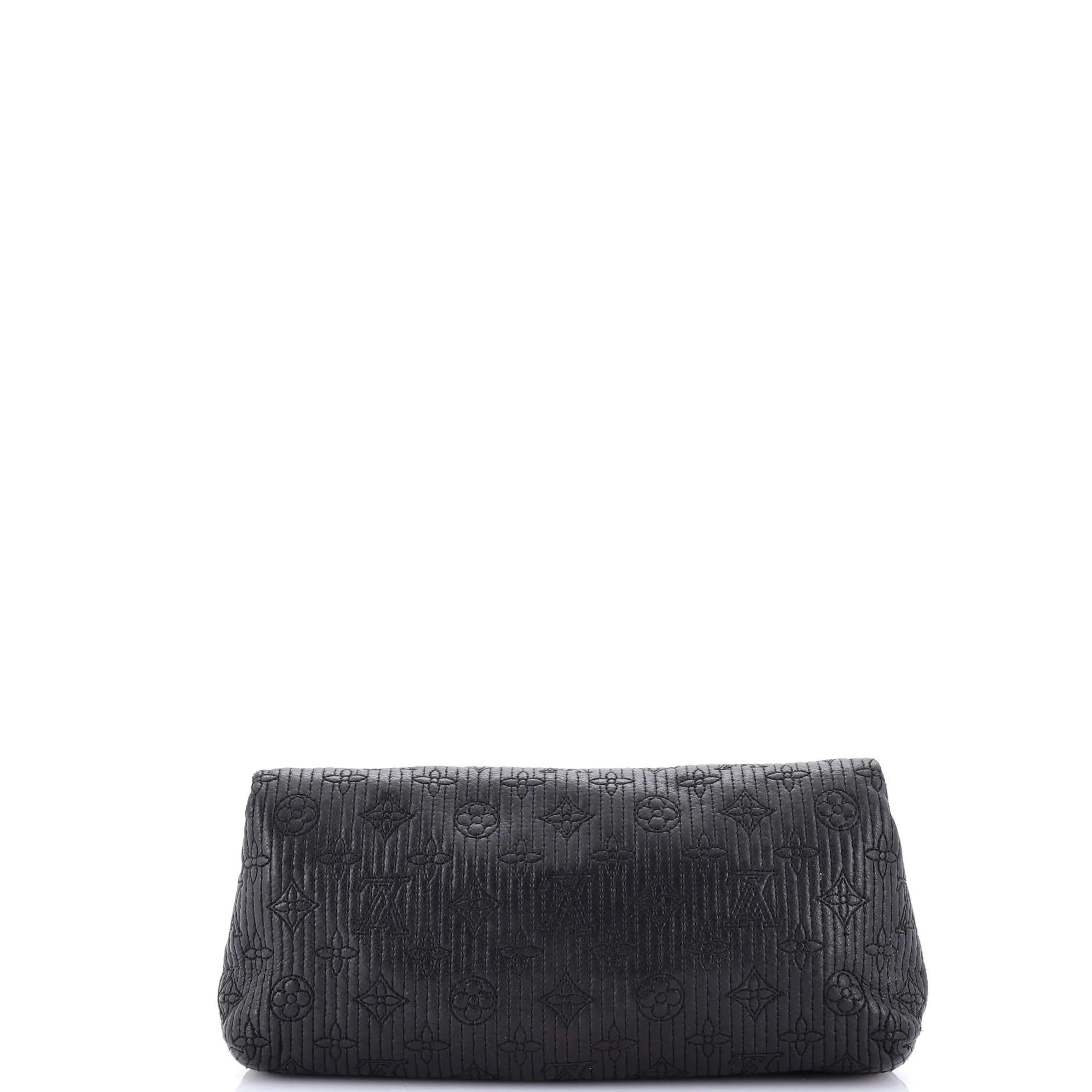 Altair Clutch Quilted Monogram Leather