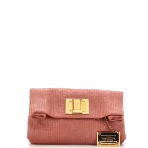 Altair Clutch Quilted Monogram Leather