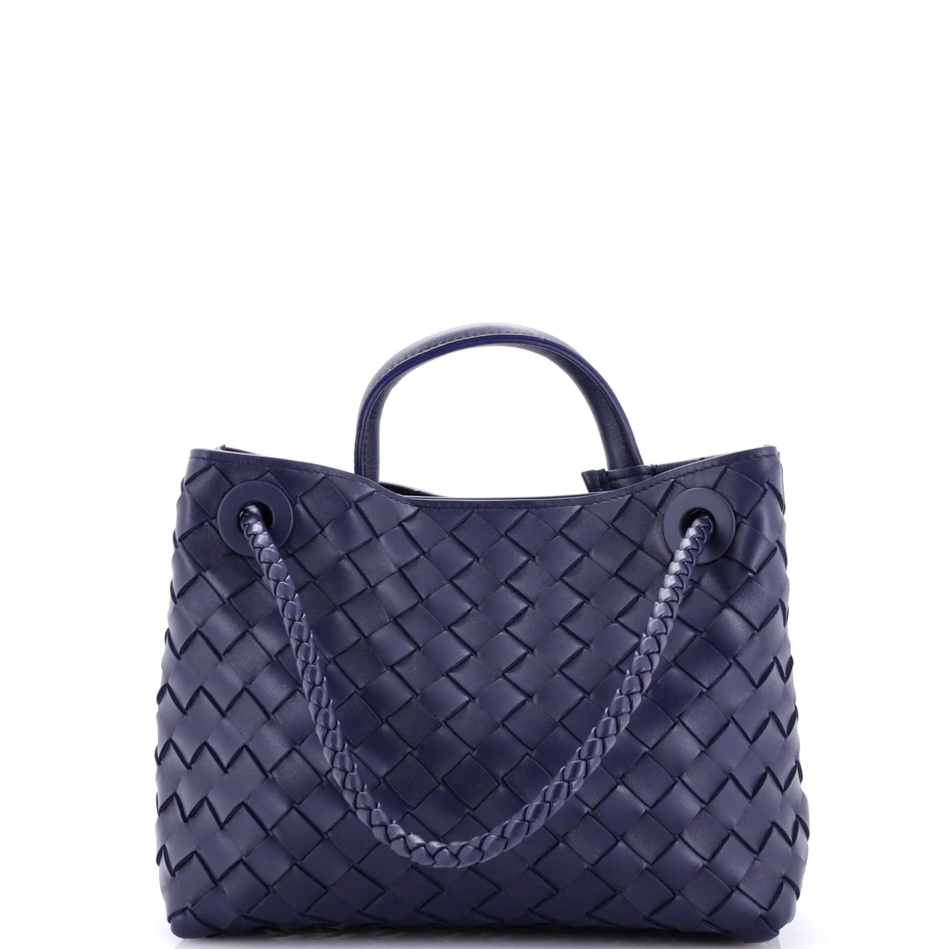 Andiamo Top Handle Bag Intrecciato Nappa Small