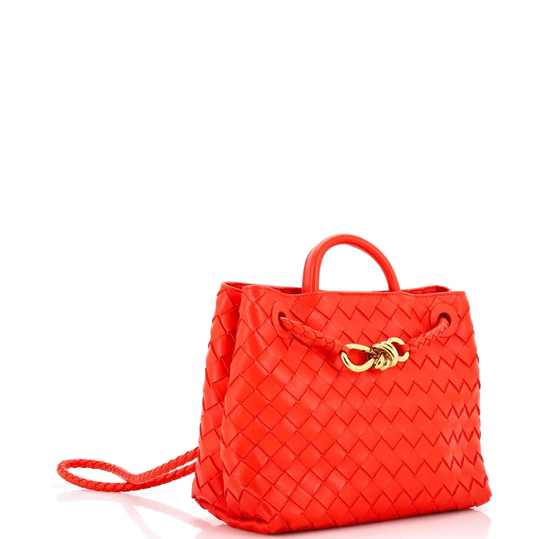 Andiamo Top Handle Bag Intrecciato Nappa Small