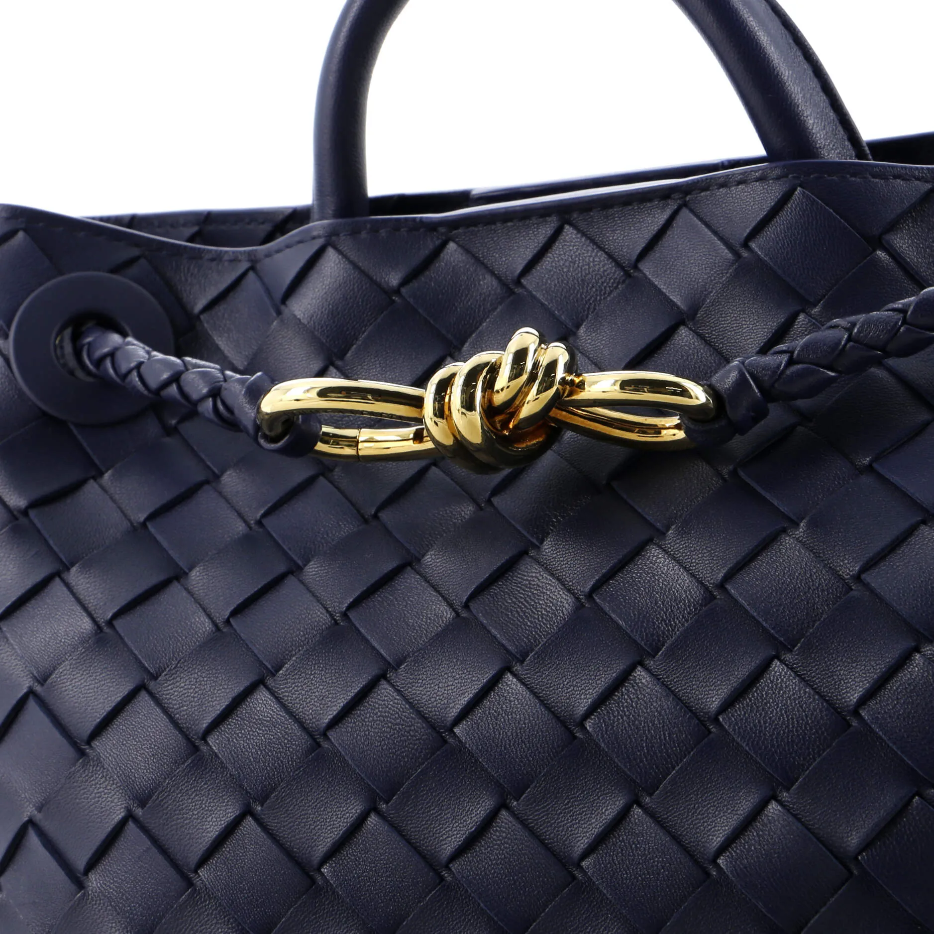 Andiamo Top Handle Bag Intrecciato Nappa Small