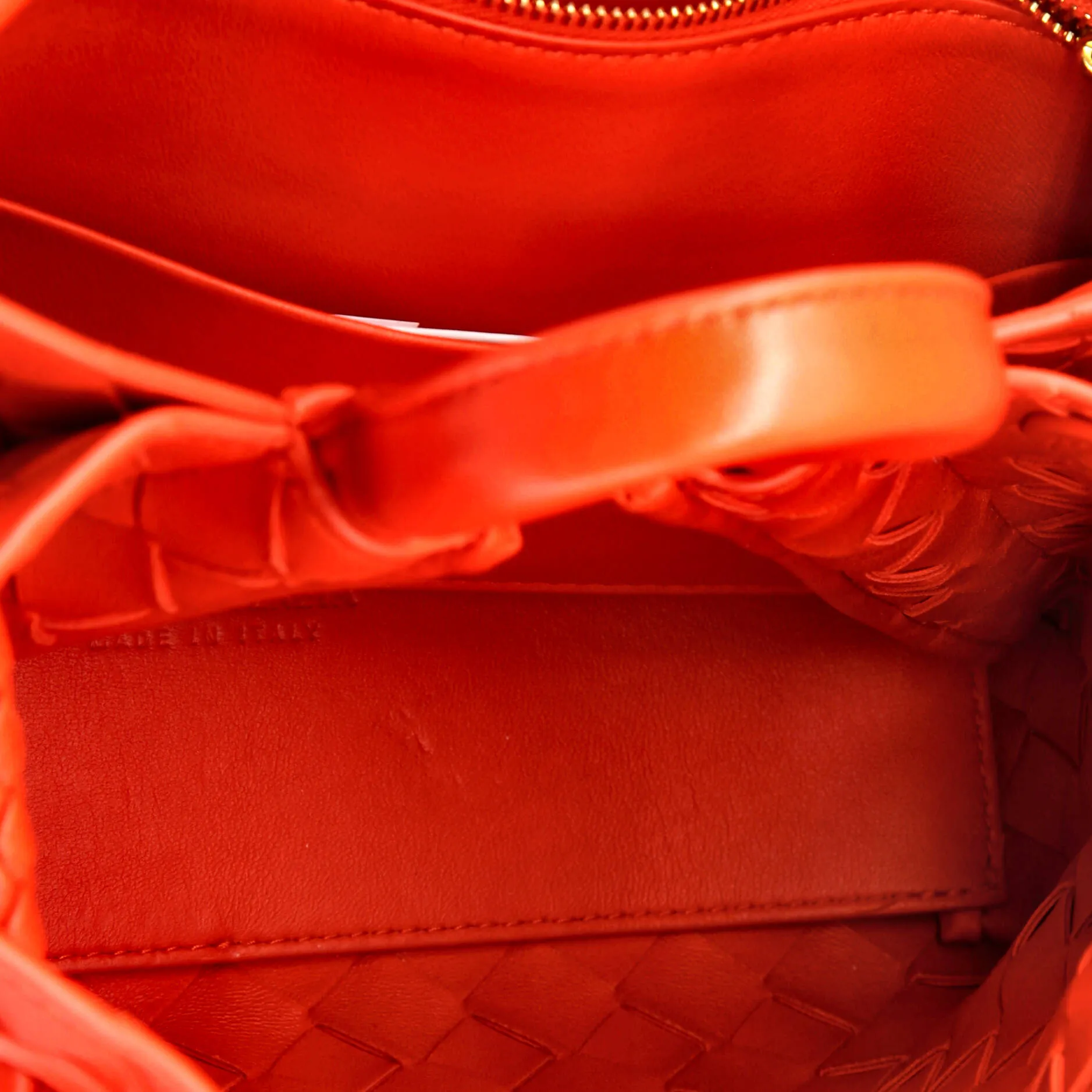 Andiamo Top Handle Bag Intrecciato Nappa Small