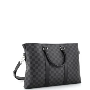 Anton Briefcase Damier Graphite
