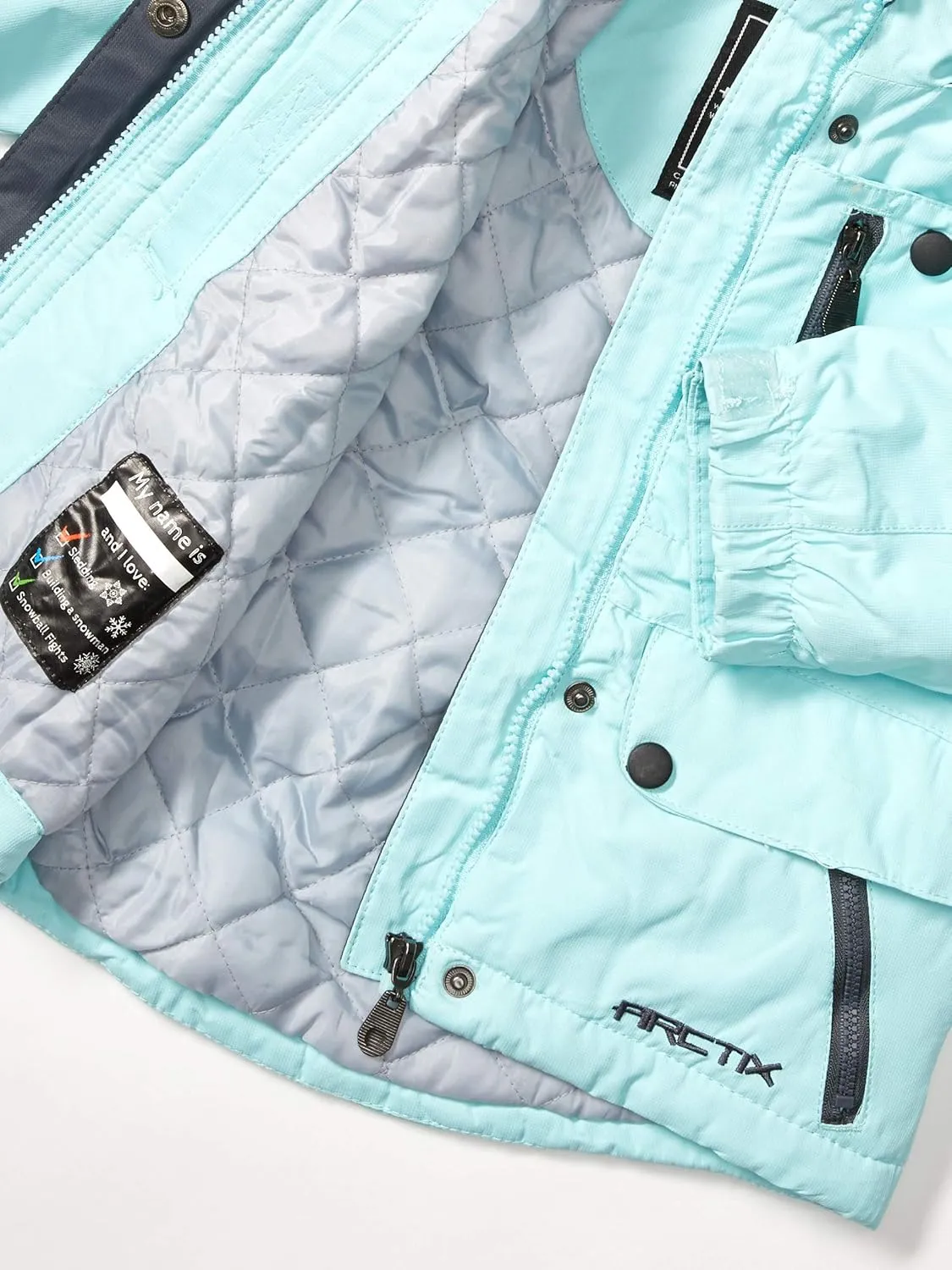 Arctix Girls Insulated Winter Jacket Island Azure 5T