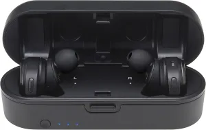 Audio-Technica ATH-CKR7TW Wireless In-Ear Headphones, Black