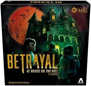 Avalon Hill Hasbro Gaming Betrayal at The House on The Hill 3rd Edition Cooperative Board Game