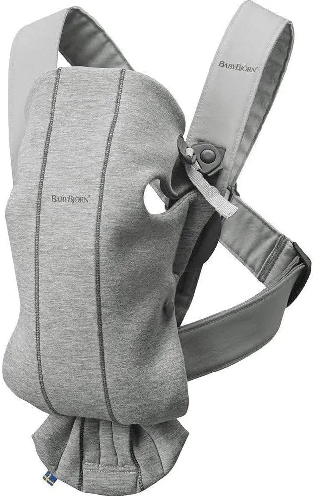 Babybjrn Baby Carrier Mini In 3D Jersey Light Grey