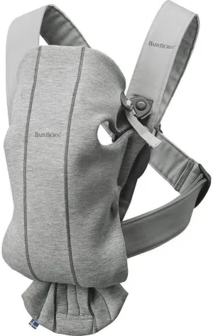 Babybjrn Baby Carrier Mini In 3D Jersey Light Grey