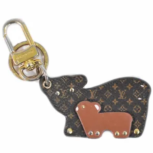 Bear Keychain Monogram Style
