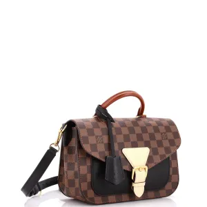 Beaumarchais Handbag Damier with Leather