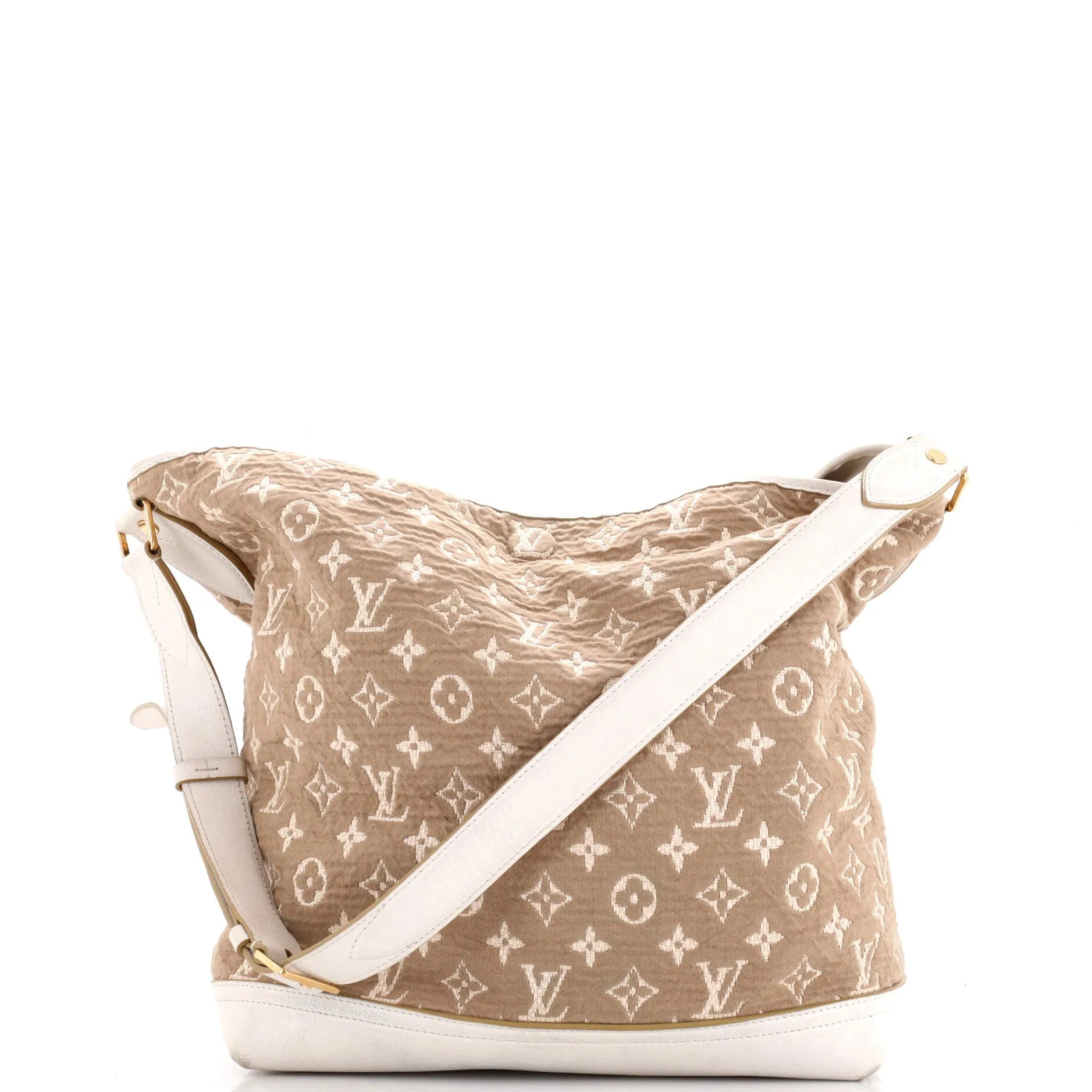 Besace Handbag Monogram Sabbia