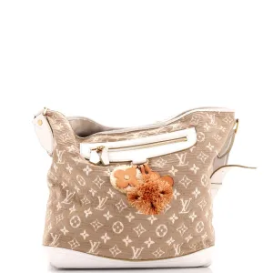Besace Handbag Monogram Sabbia