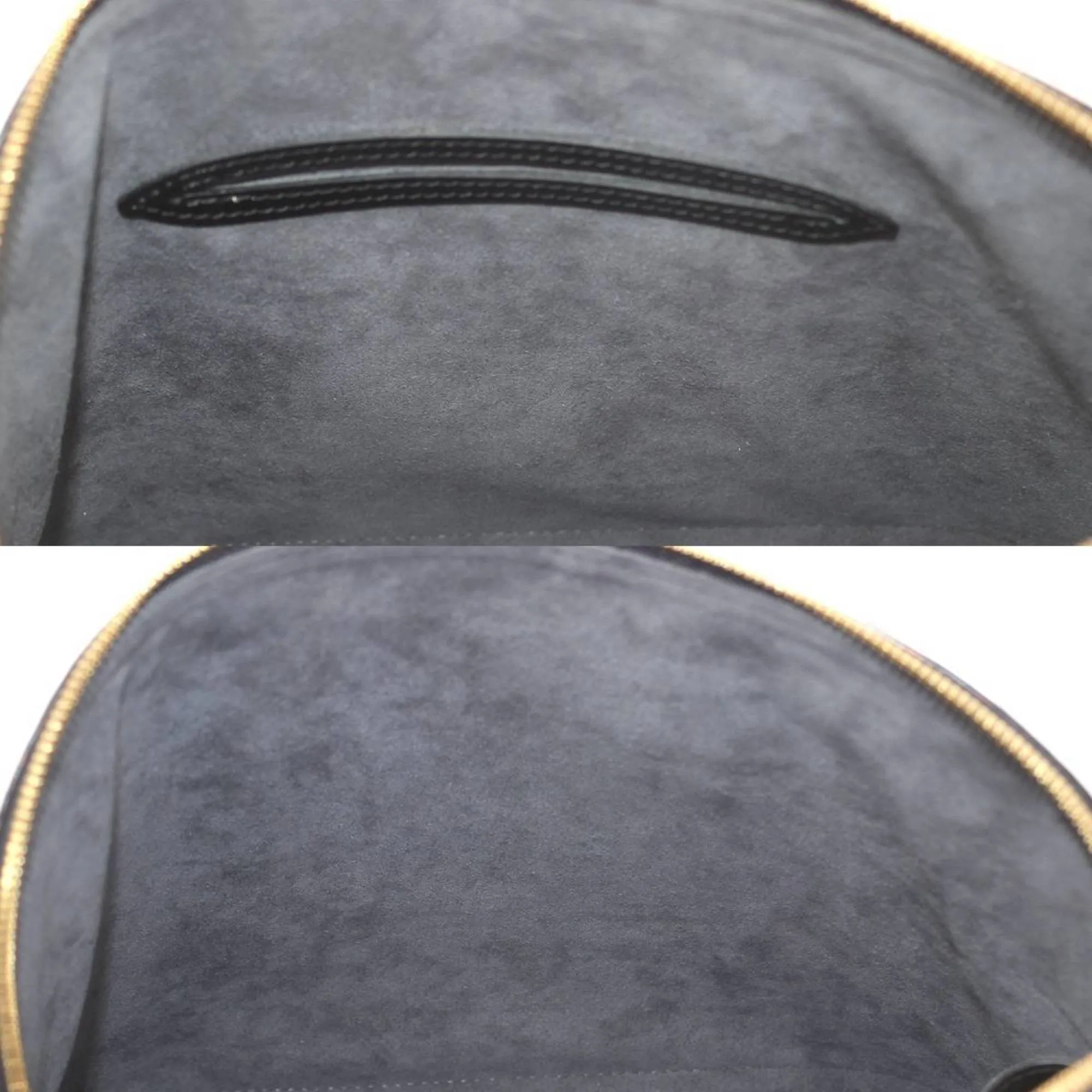Black Epi Leather Handbag with Spacious Interior and Iconic Silhouette