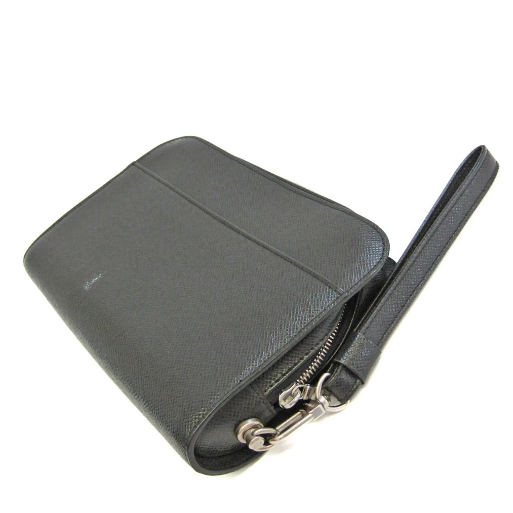 Black Leather Baikal Bag by Louis Vuitton