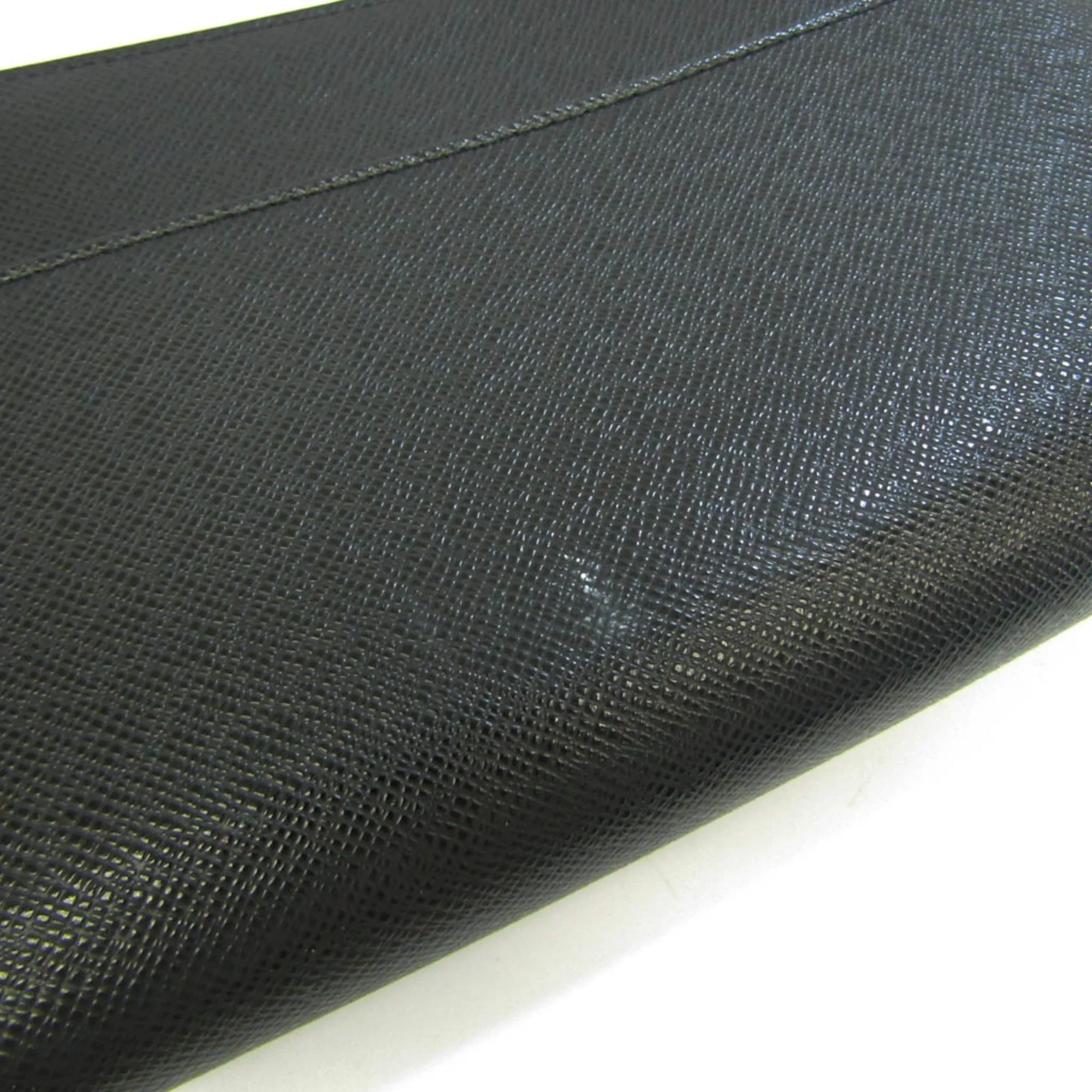 Black Leather Baikal Bag by Louis Vuitton