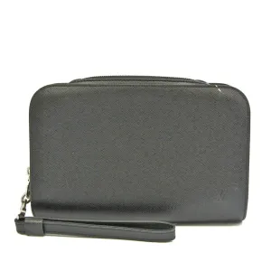 Black Leather Baikal Bag by Louis Vuitton
