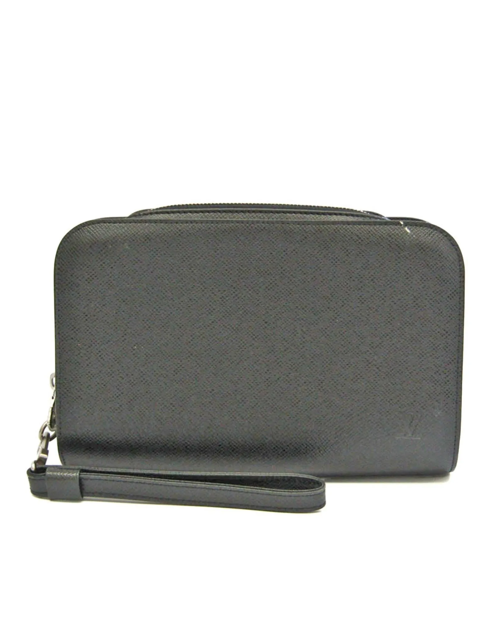 Black Leather Baikal Bag by Louis Vuitton