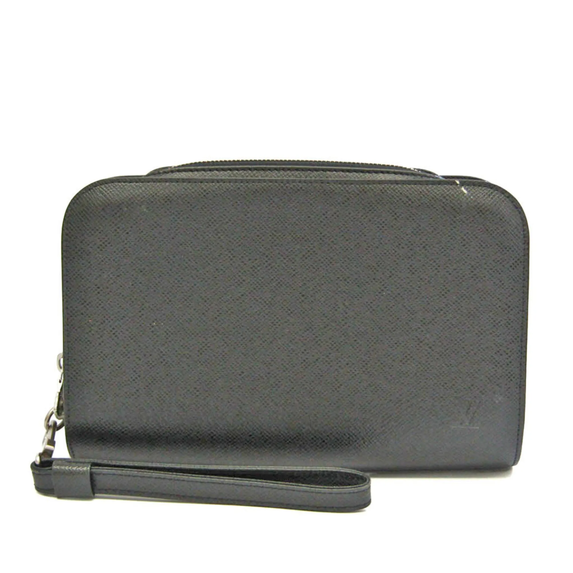 Black Leather Baikal Bag by Louis Vuitton