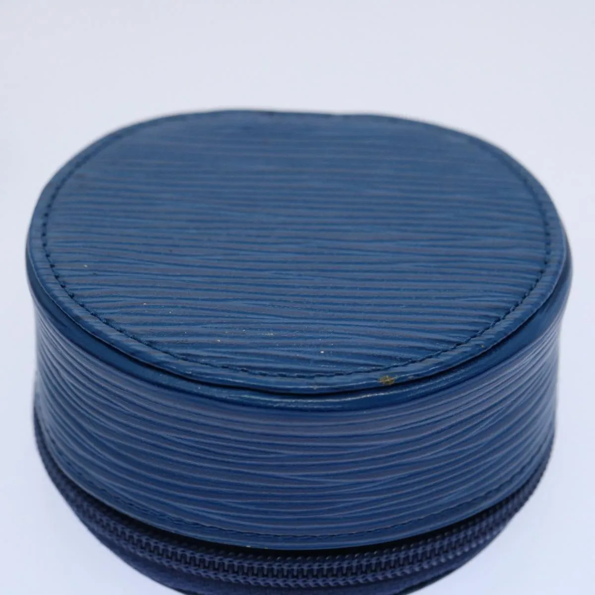 Blue Epi Leather Case