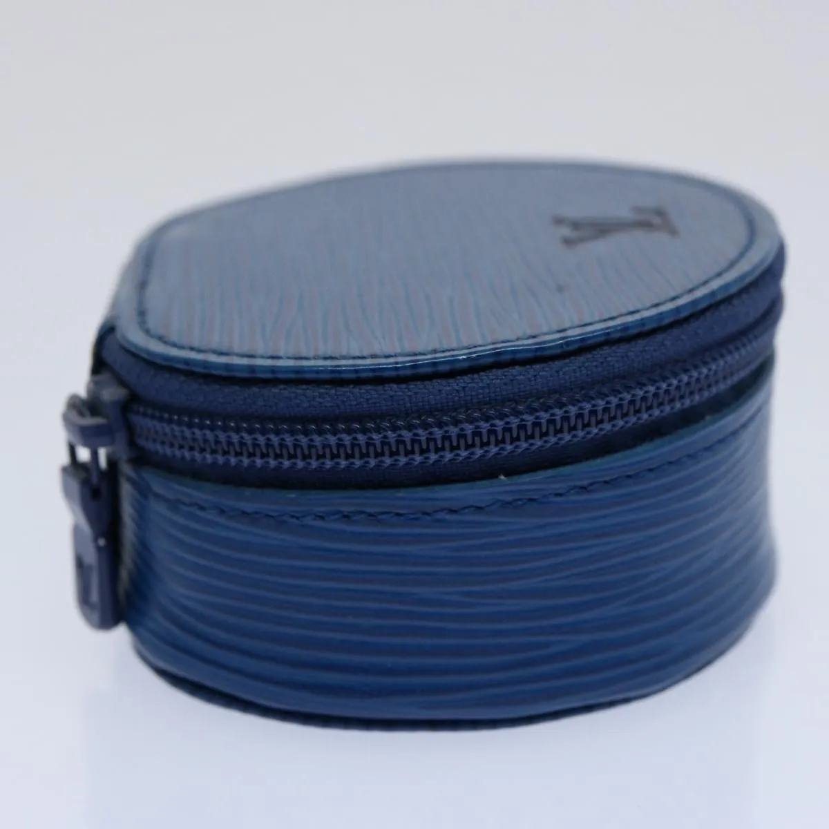 Blue Epi Leather Case