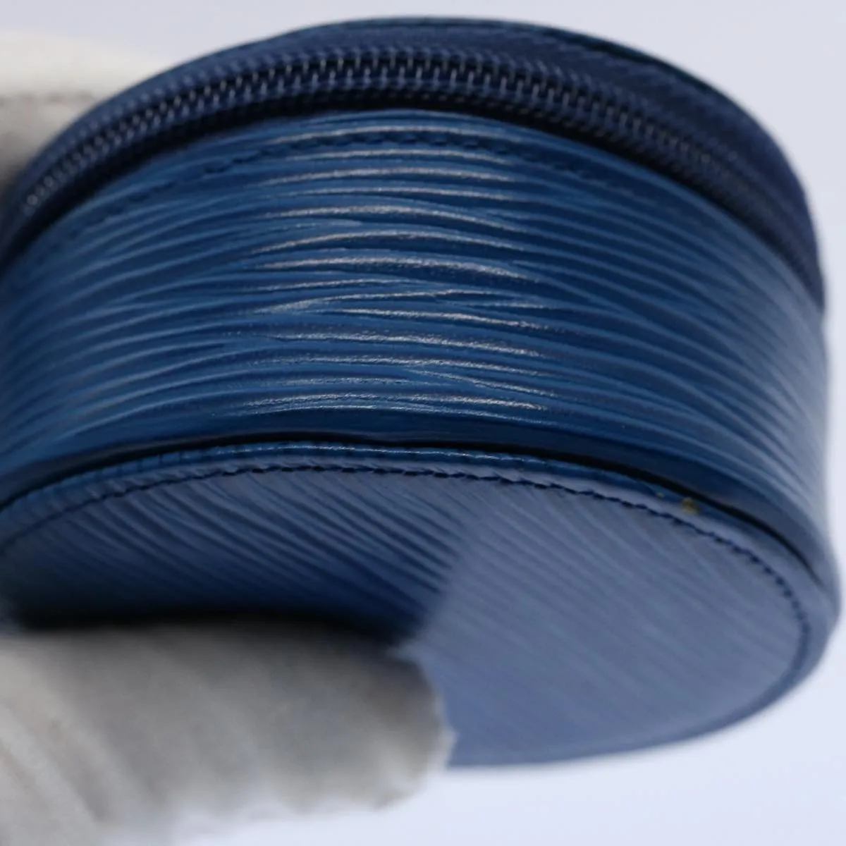 Blue Epi Leather Case
