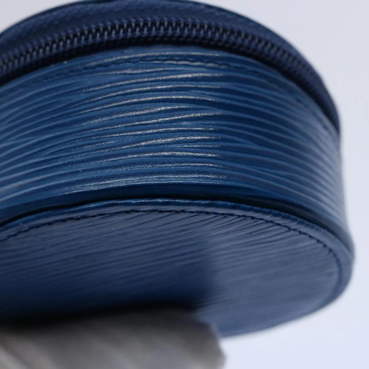 Blue Epi Leather Case
