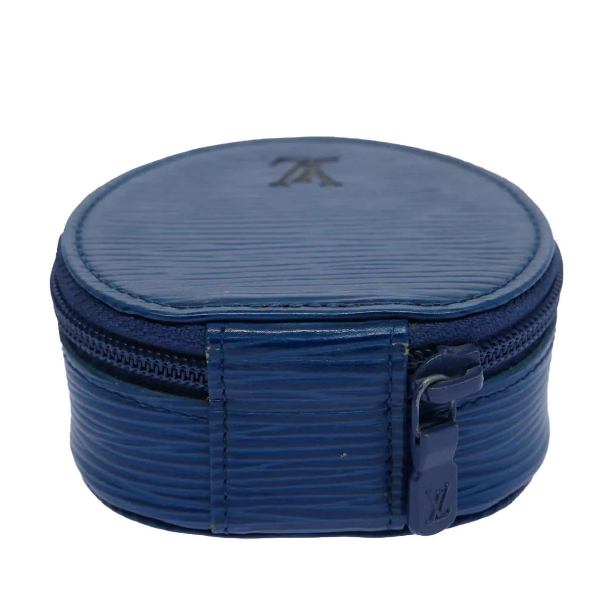 Blue Epi Leather Case
