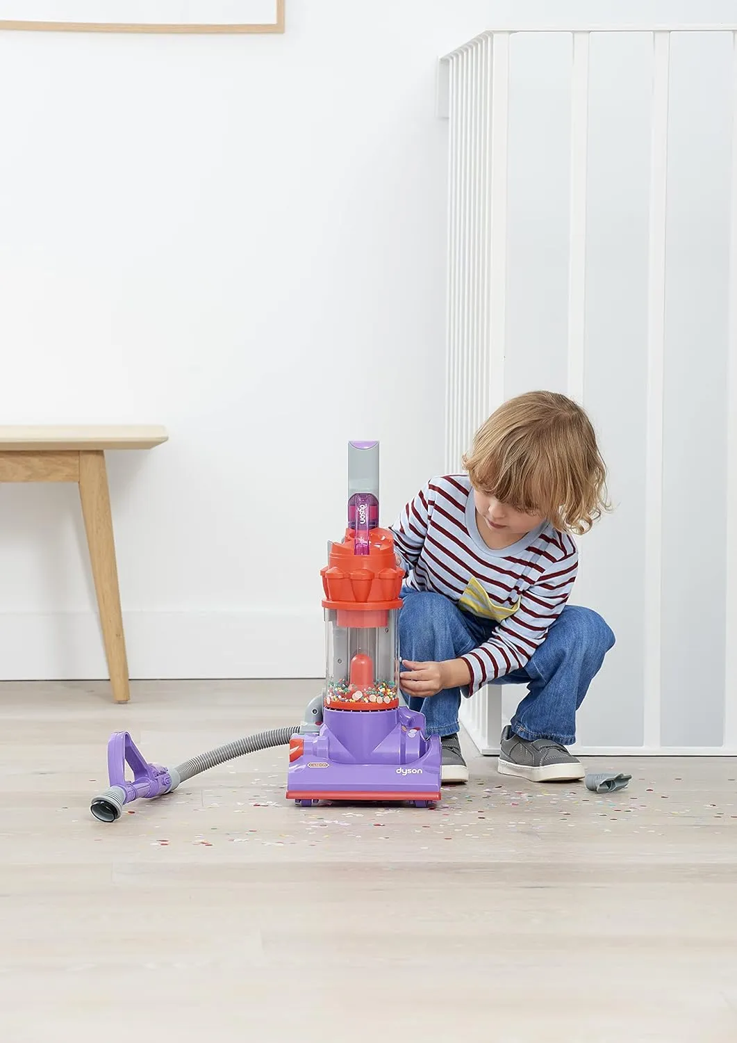 Casdon Dyson DC14 | Toy Replica Of The Dyson DC14 Vacuum Cleaner For Children Aged 3  | Features Spinning Beans And Realistic Sounds