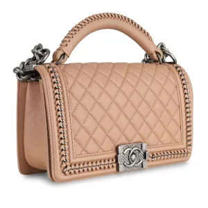 Chanel Boy Bag Top Handle - Old Medium