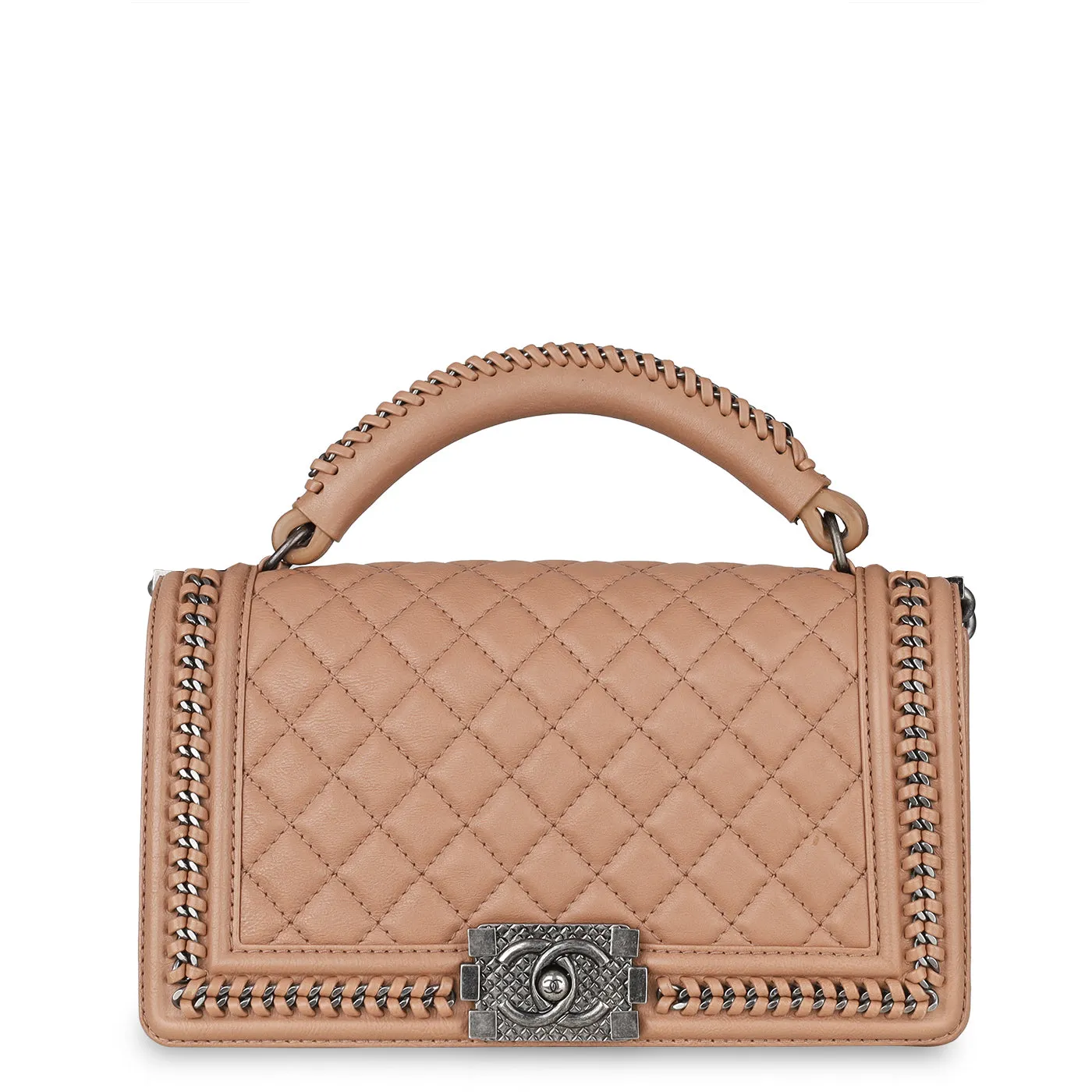 Chanel Boy Bag Top Handle - Old Medium
