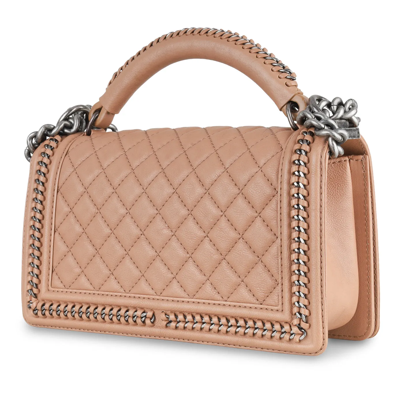 Chanel Boy Bag Top Handle - Old Medium