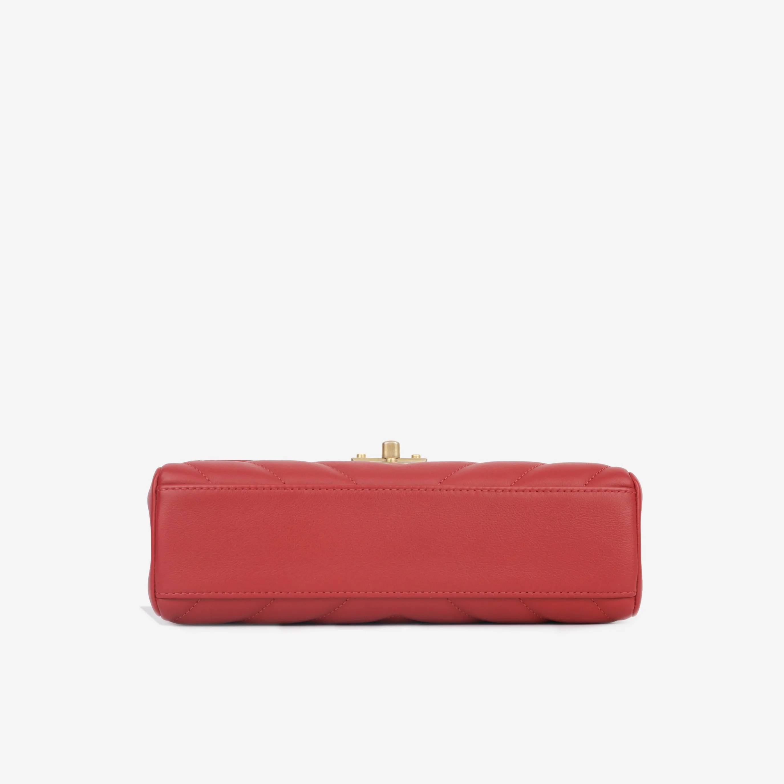 Chanel In The City Top Handle - Red Calfskin