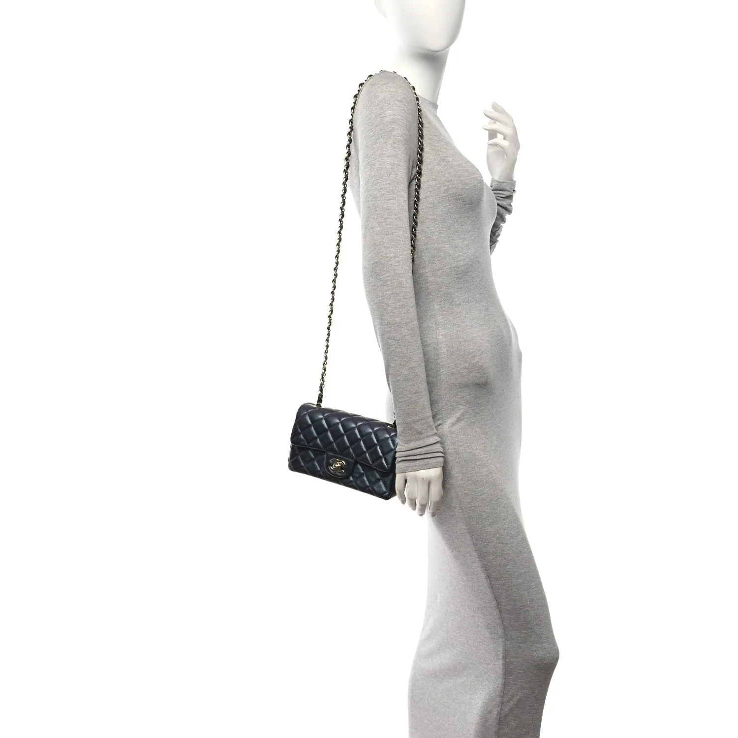 Chanel Iridescent Lambskin Quilted Mini