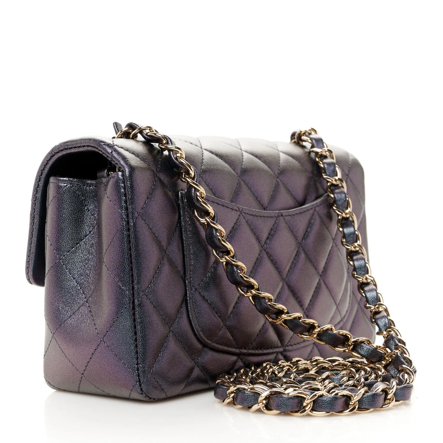 Chanel Iridescent Lambskin Quilted Mini