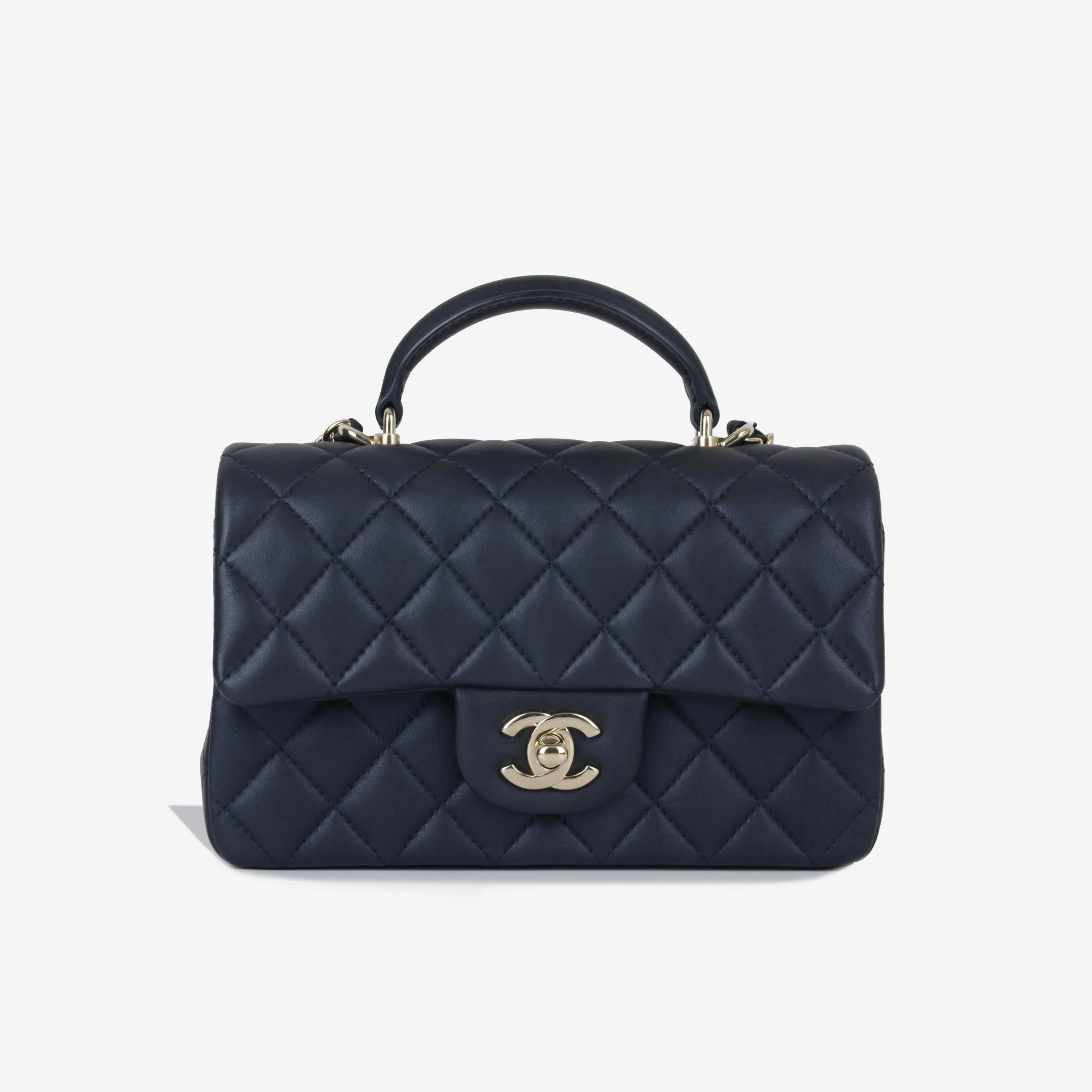 Chanel Mini Flap Bag With Top Handle