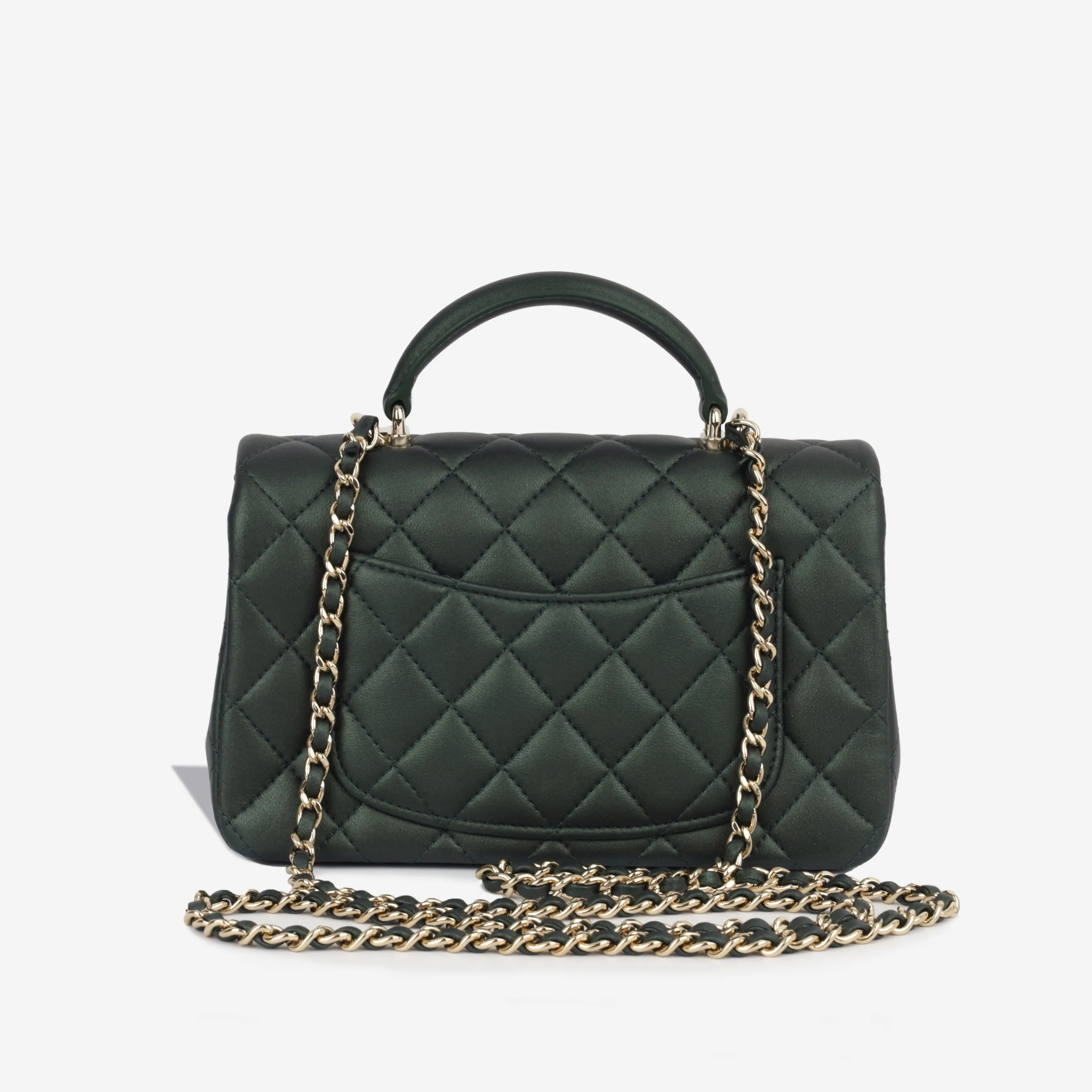 Chanel Mini Flap Bag With Top Handle