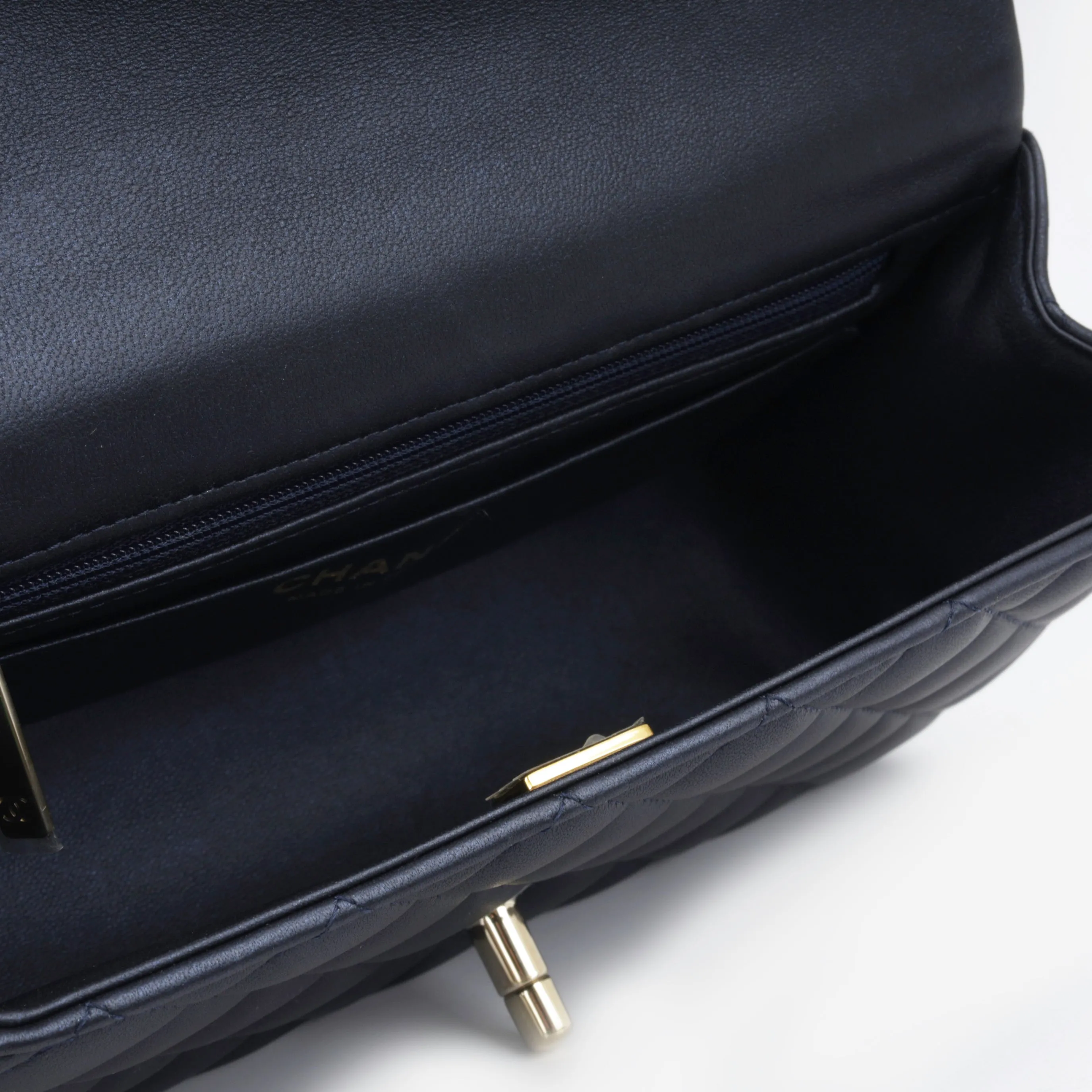 Chanel Mini Flap Bag With Top Handle