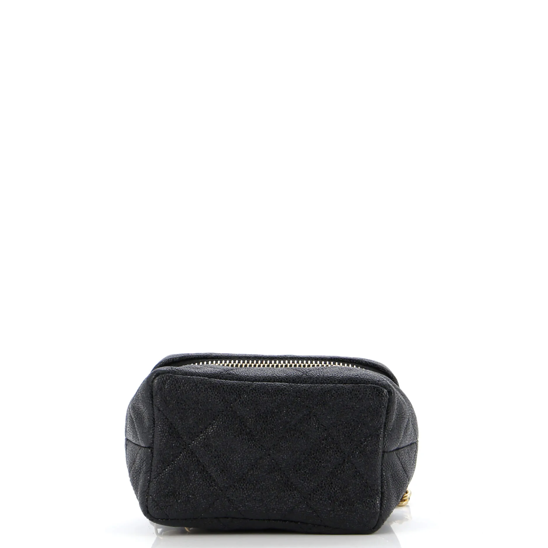 Chanel Top Handle Zip Around Vanity Case