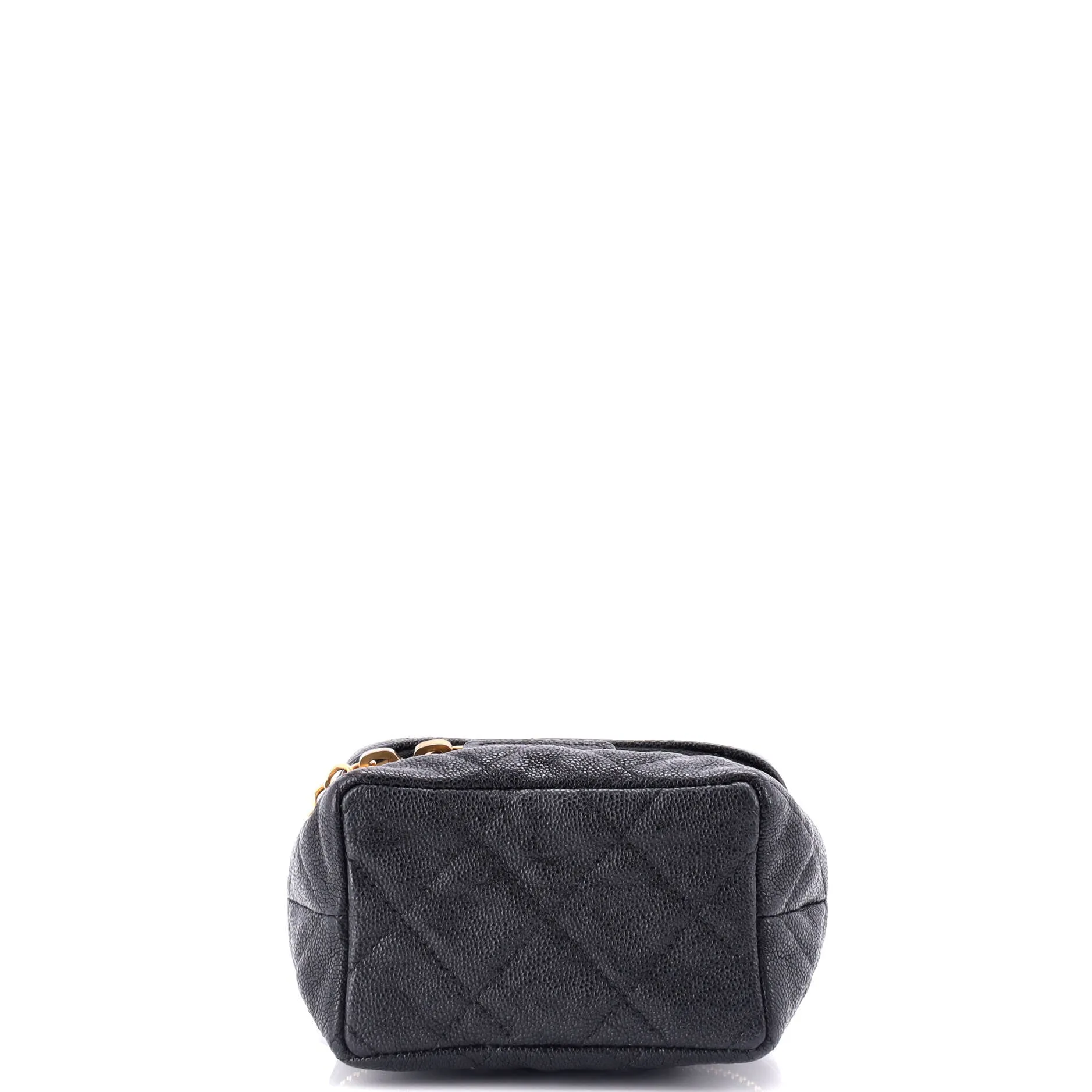 Chanel Top Handle Zip Around Vanity Case
