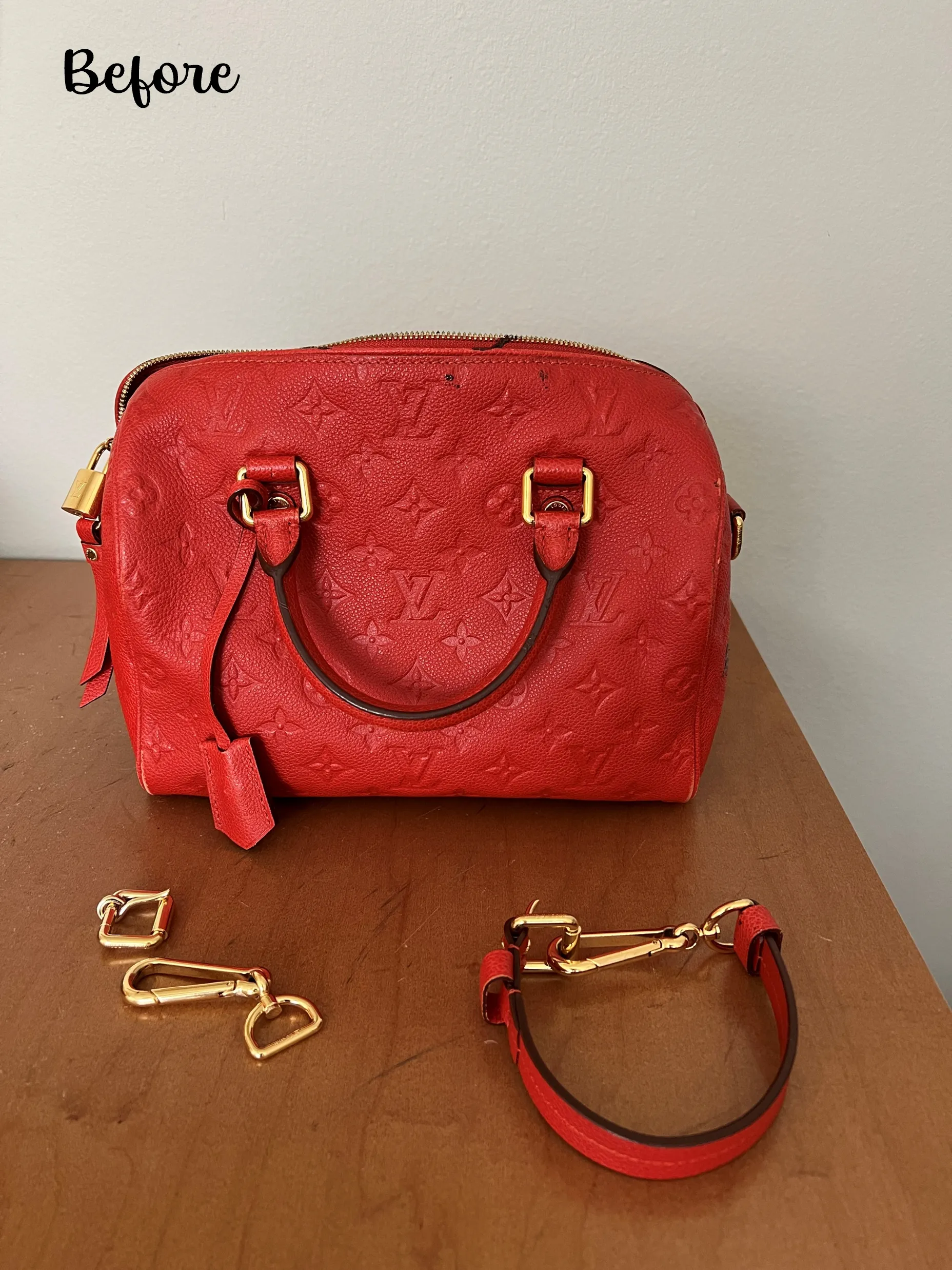 Customer Revamp - LV Speedy Bandoulire