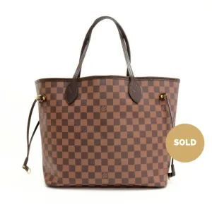 Dameir Ebene Canvas Neverfull MM Shoulder Bag