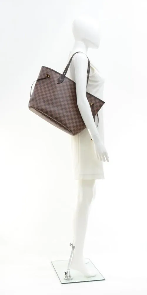 Dameir Ebene Canvas Neverfull MM Shoulder Bag