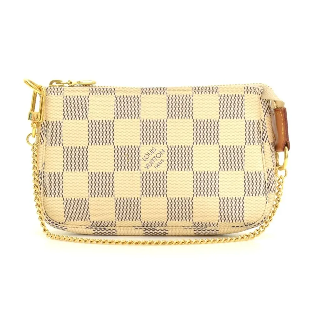 Damier Azur Canvas Pochette Accessoires Evening Bag