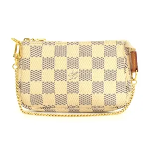 Damier Azur Canvas Pochette Accessoires Evening Bag