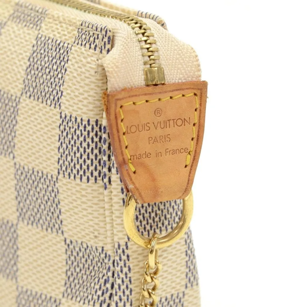 Damier Azur Canvas Pochette Accessoires Evening Bag