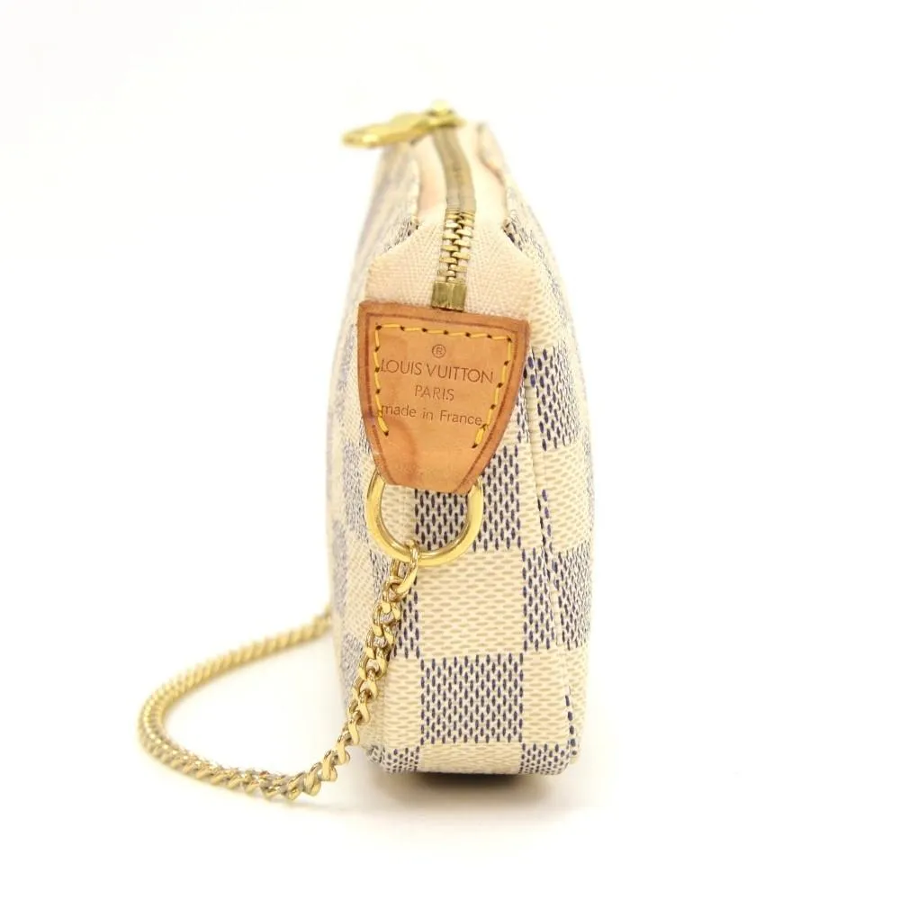 Damier Azur Canvas Pochette Accessoires Evening Bag