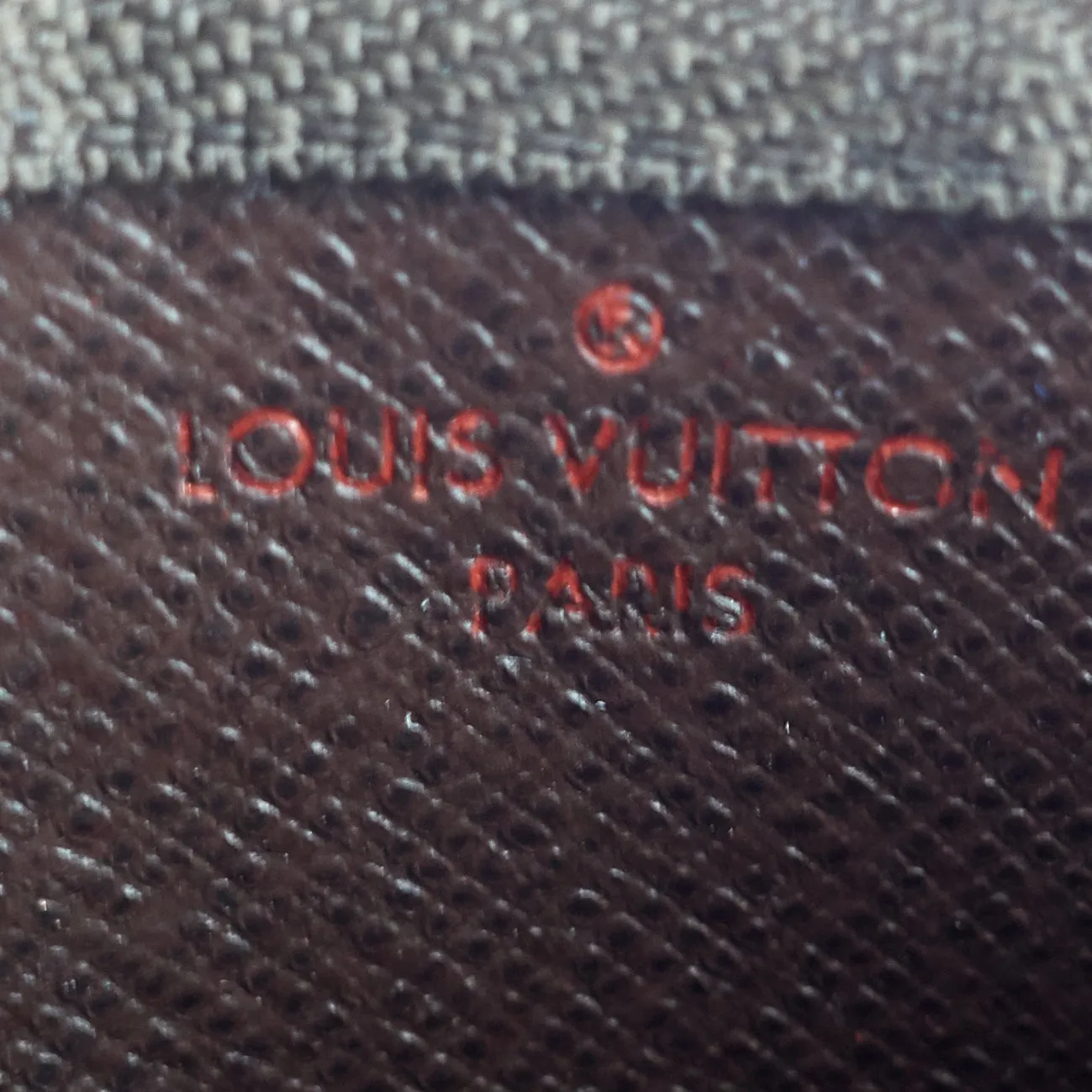 Damier Ebene Canvas Key Pouch