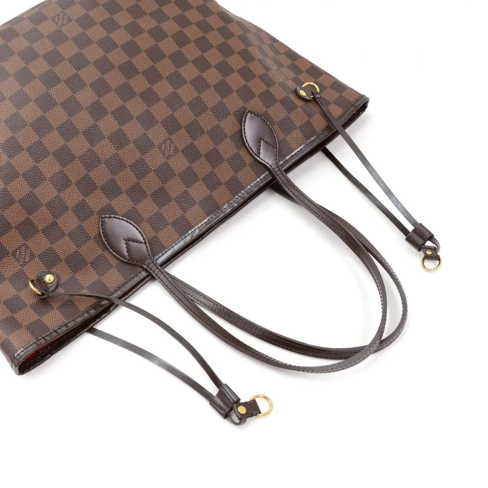 Damier Ebene Canvas Neverfull MM Tote