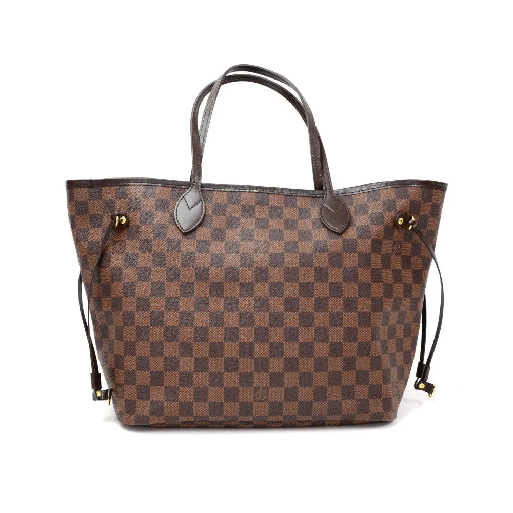 Damier Ebene Canvas Neverfull MM Tote
